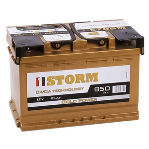 

Аккумулятор Storm Gold 85 Ач 850А обратная полярность