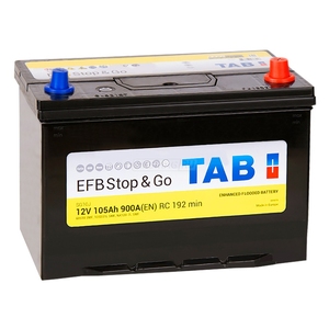 

Аккумулятор TAB EFB Start-Stop 105 Ач 900А обр. пол.