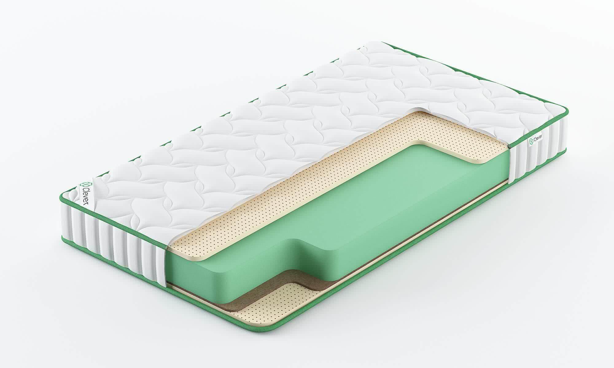 

Матрас Clever Boost 125x205, Белый, CLEVER BOOST