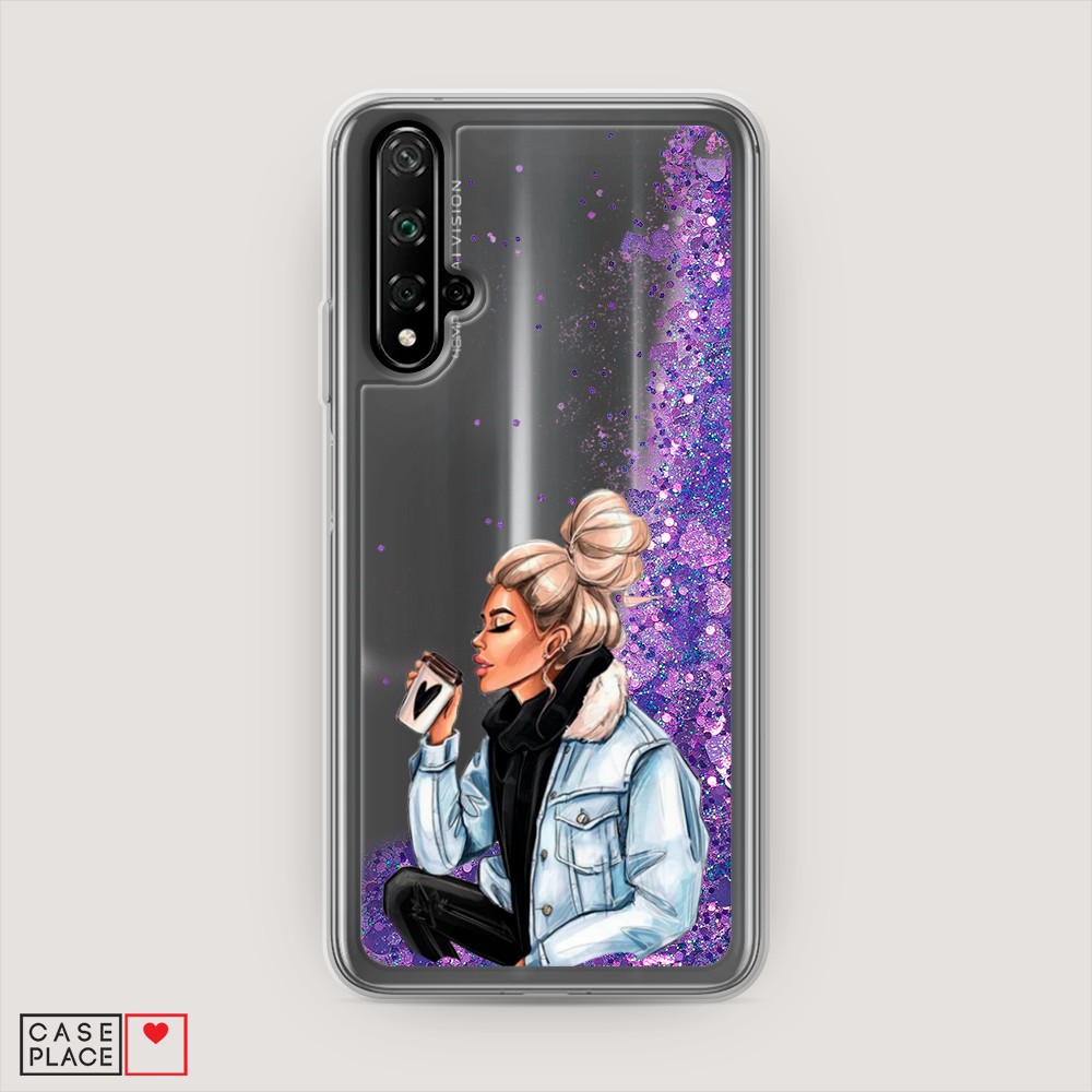 

Чехол Awog на Honor 20/Huawei Nova 5T "Cute girl", Разноцветный, 69592-1