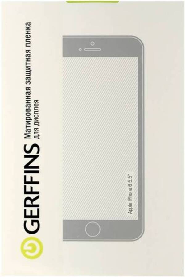 

Защитная пленка Gerffins для Apple iPhone 6 Plus/6S Plus (матовая), для Apple iPhone 6 Plus/6S Plus (матовая)