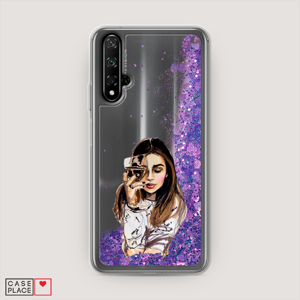 фото Силиконовый чехол "звездочки графика белая" на zte red magic 5s awog