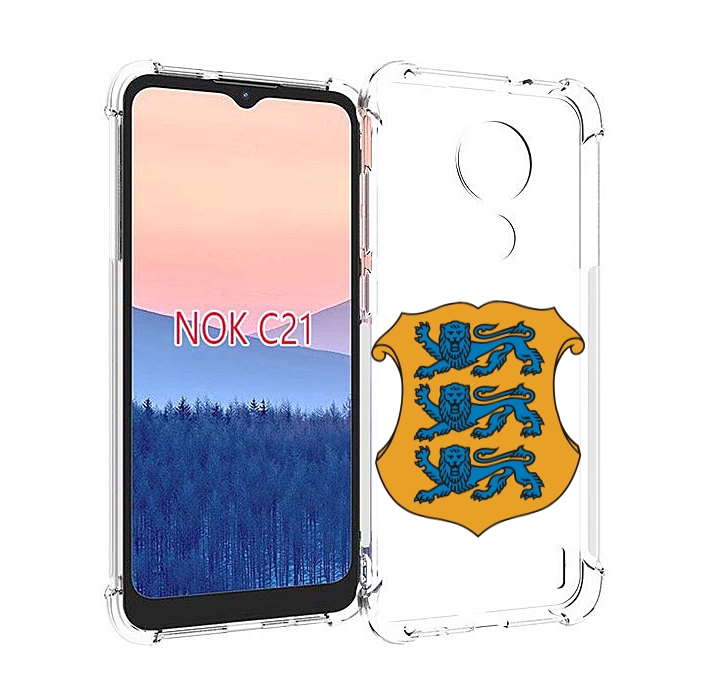 

Чехол MyPads герб-эстонии для Nokia C21, Прозрачный, Tocco