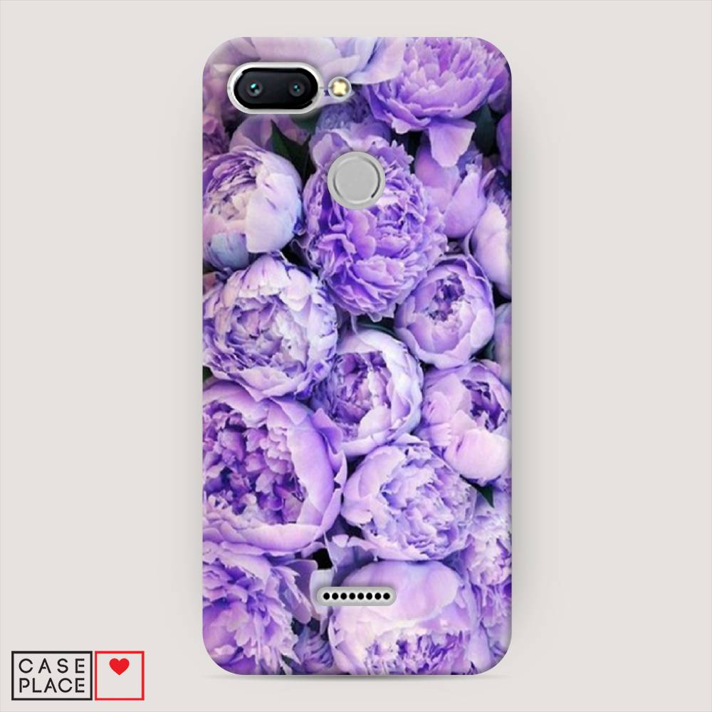 

Пластиковый чехол "Пионы сиреневые" на Xiaomi Redmi 6