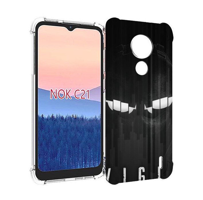 

Чехол MyPads глаза-в-ночи для Nokia C21, Прозрачный, Tocco