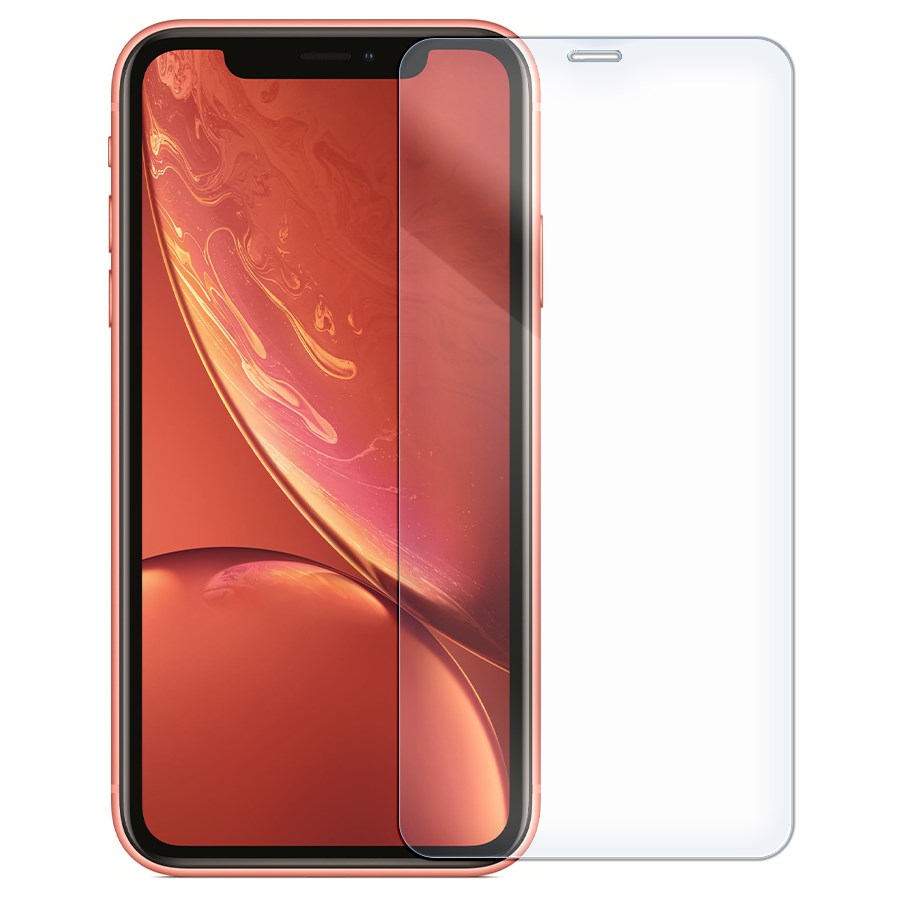 

Защитное стекло Krutoff для iPhone XR/11, гибридное, полный клей