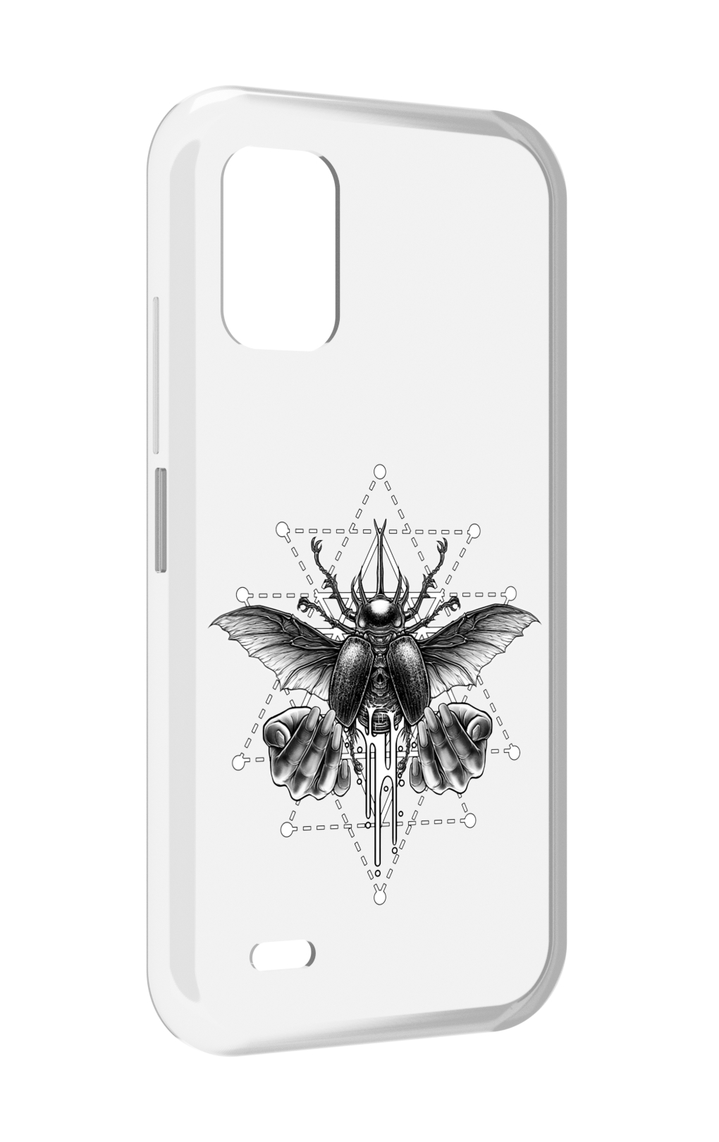 

Чехол MyPads скарабей для UMIDIGI Bison GT2 / GT2 Pro, Прозрачный, Tocco