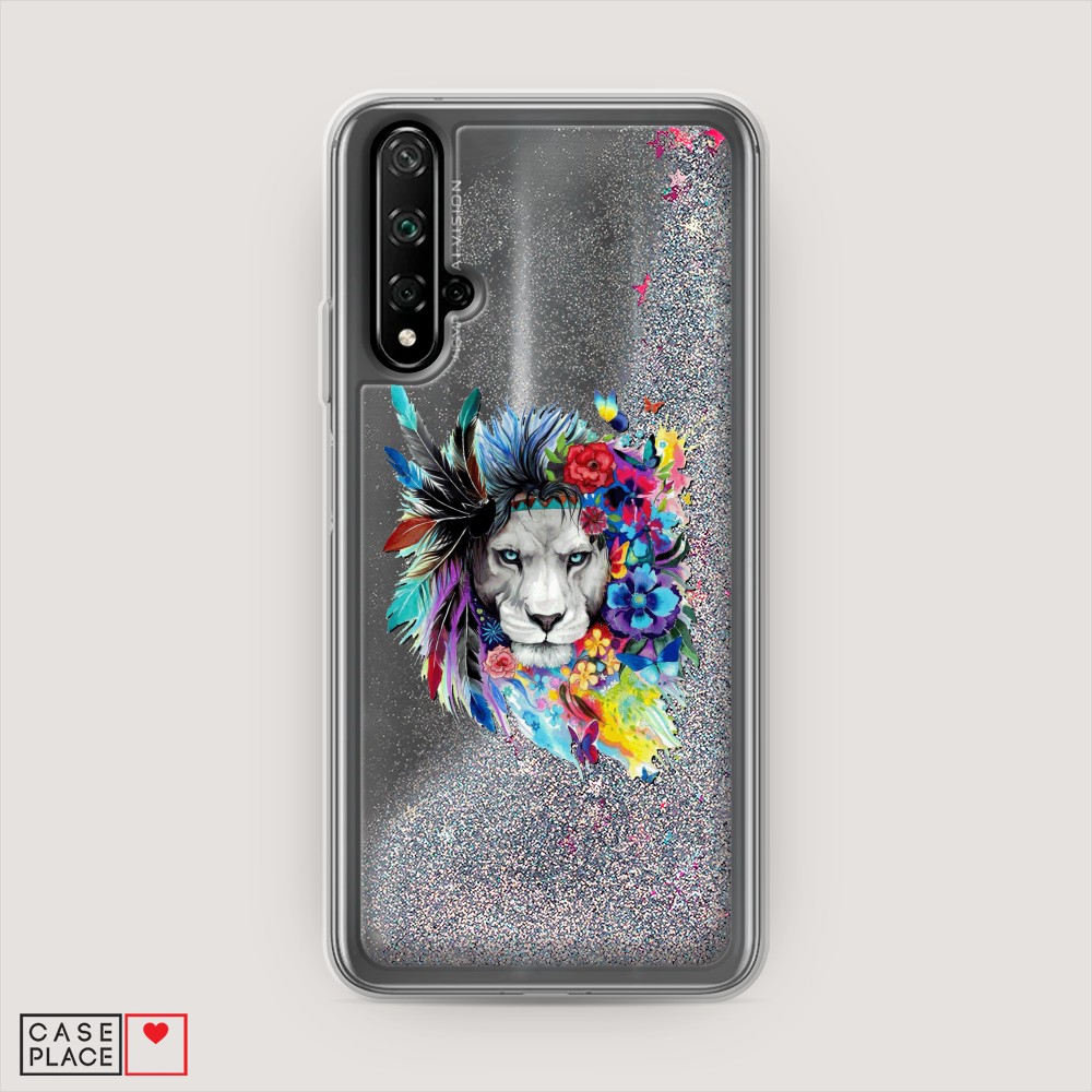 

Чехол Awog на Honor 20/Huawei Nova 5T "Гавайский лев", Разноцветный, 69591-1