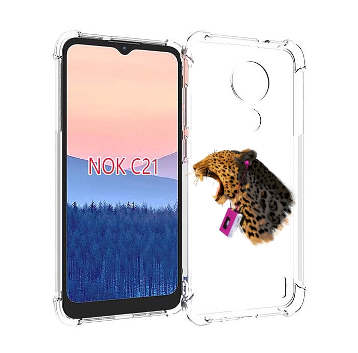 

Чехол MyPads MP3 для Nokia C21, Прозрачный, Tocco