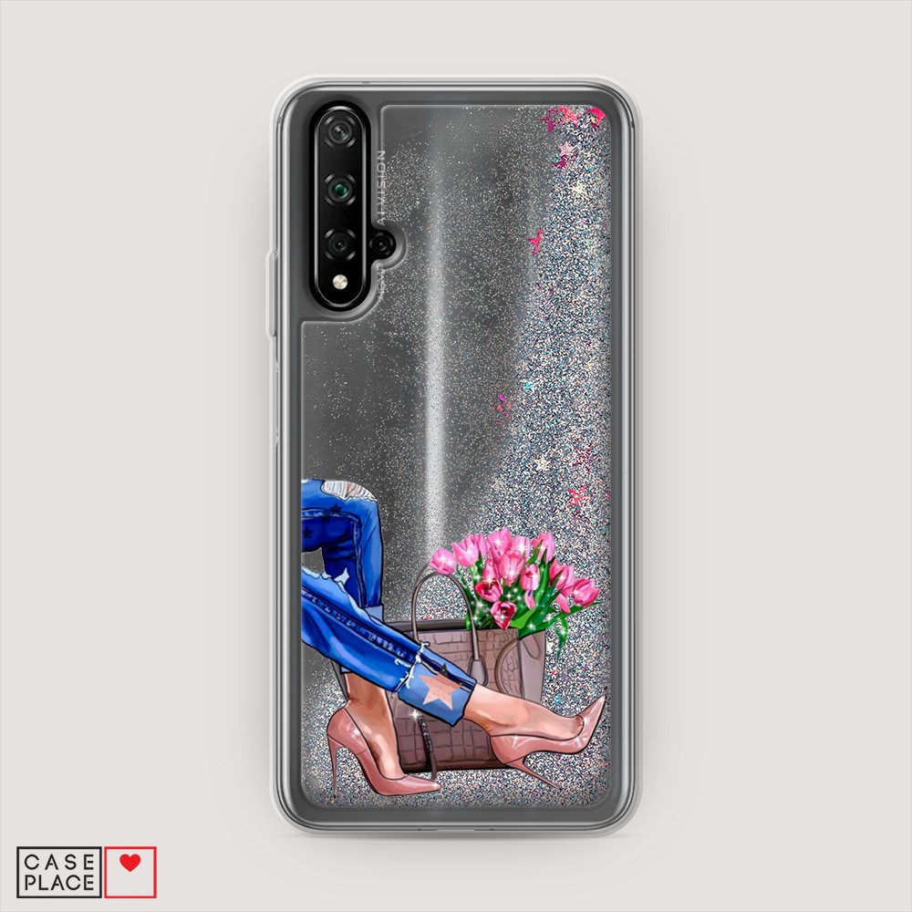 фото Силиконовый чехол "звездочки графика белая" на zte red magic 5s awog