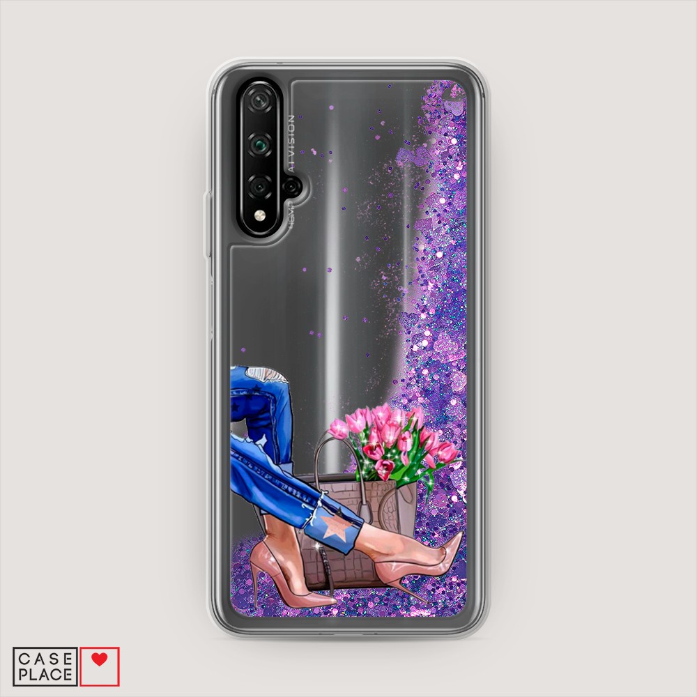 

Чехол Awog на Honor 20/Huawei Nova 5T "Каблучки", Разноцветный, 69592-1