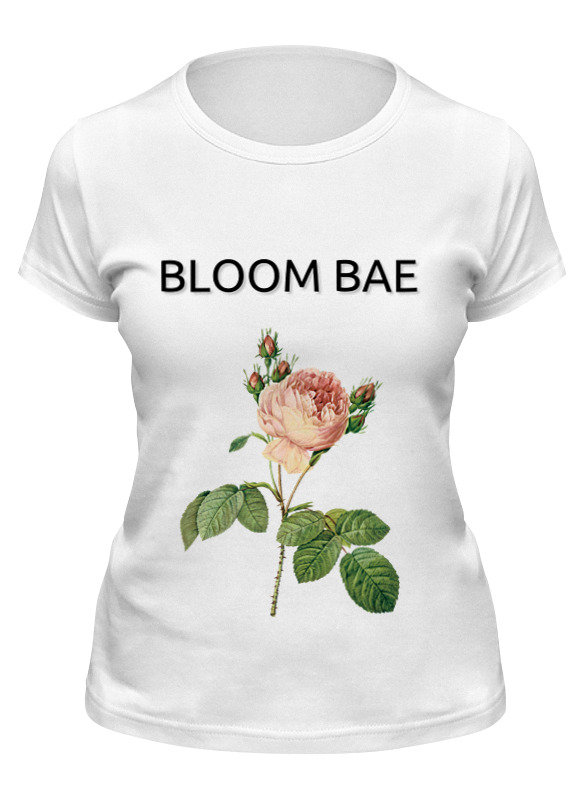 

Футболка женская Printio Bloom bae белая 2XL, Белый, Bloom bae