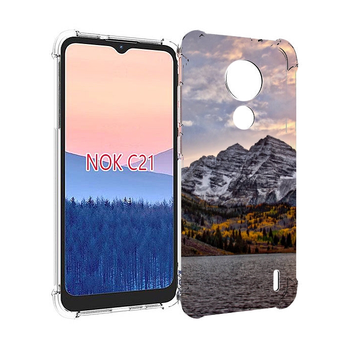 

Чехол MyPads горы-колорадо для Nokia C21, Прозрачный, Tocco