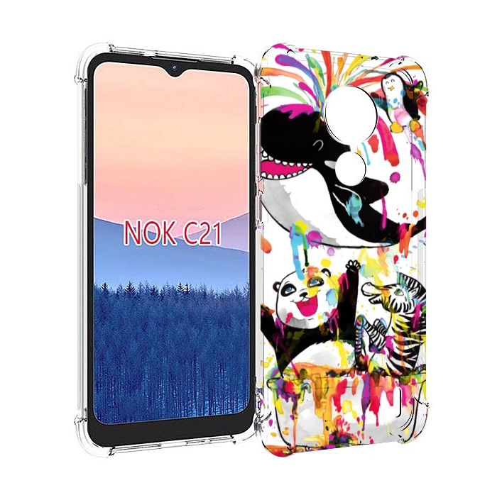 

Чехол MyPads Хиппи кит для Nokia C21, Прозрачный, Tocco