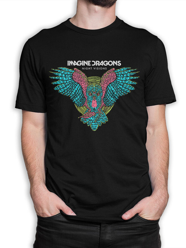 фото Футболка мужская design heroes группа imagine dragons черная 2xl