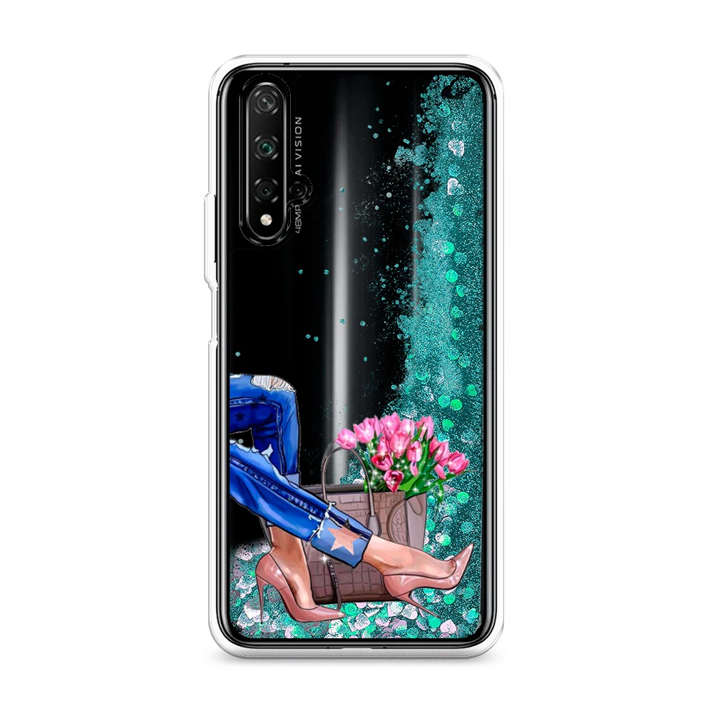 фото Силиконовый чехол "звездочки графика белая" на zte red magic 5s awog