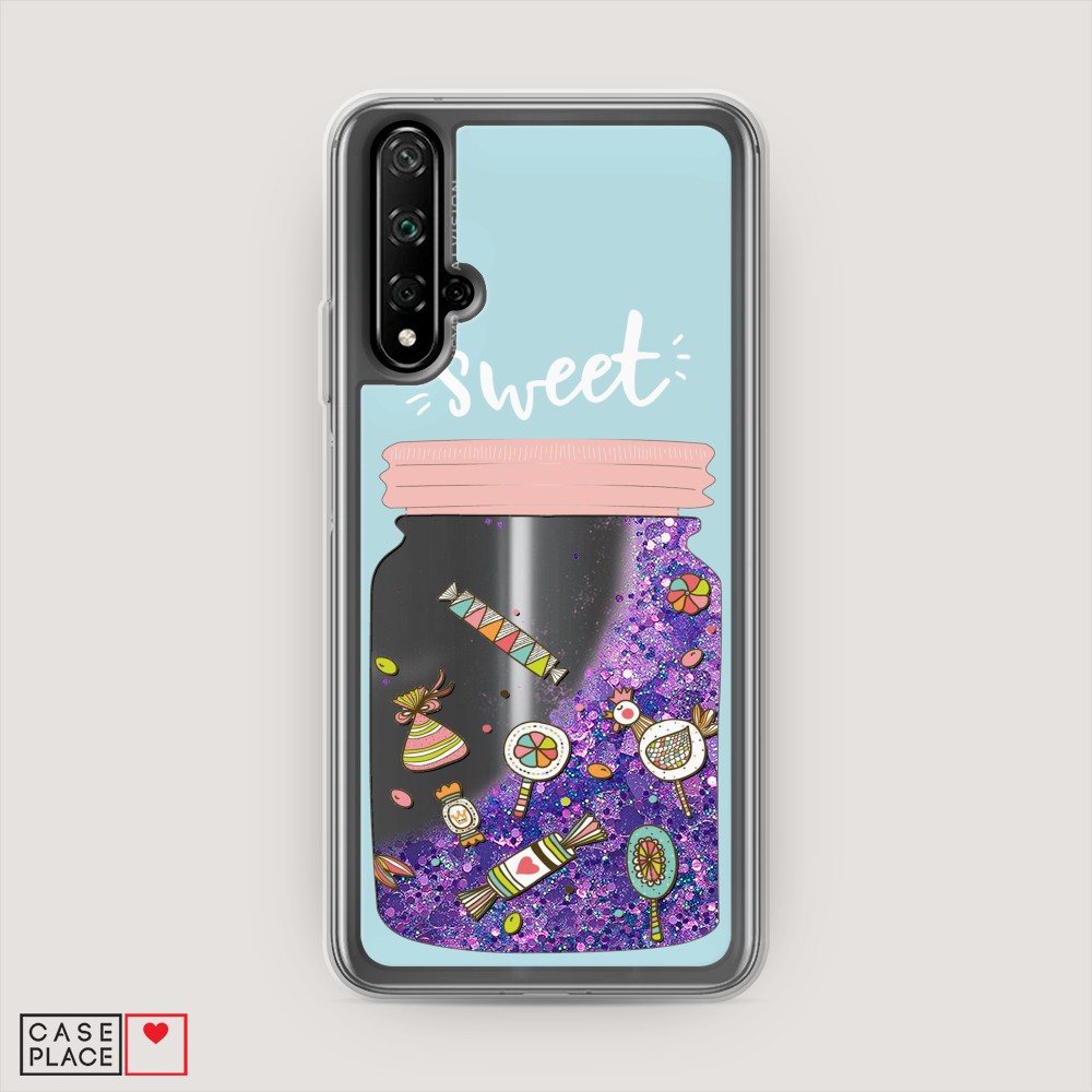 

Чехол Awog на Honor 20/Huawei Nova 5T "Конфетки в банке", Разноцветный, 69592-1