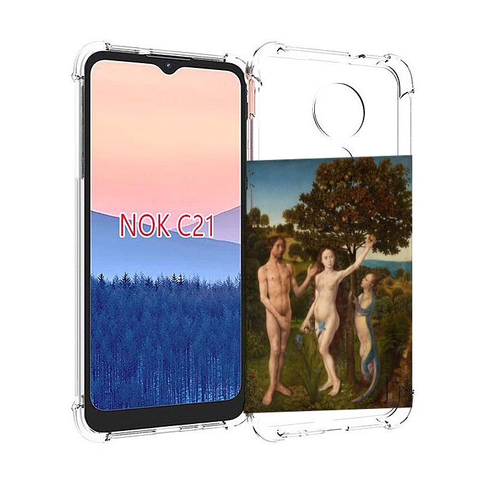 

Чехол MyPads грехопадение для Nokia C21, Прозрачный, Tocco