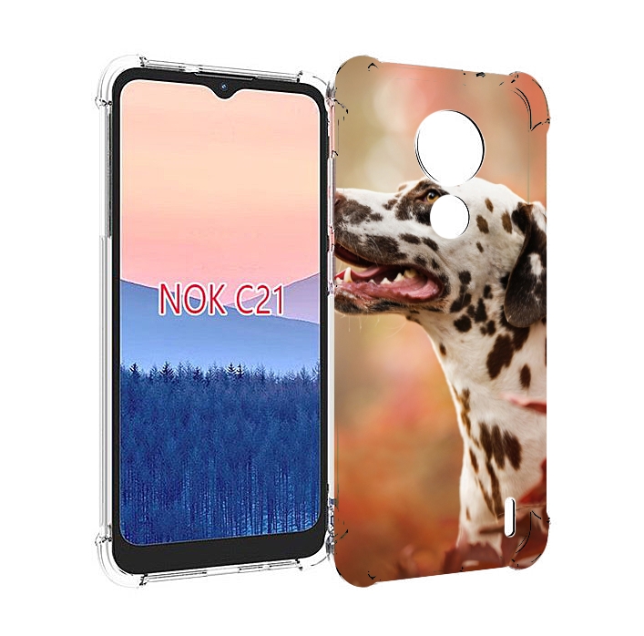 

Чехол MyPads далматин для Nokia C21, Прозрачный, Tocco