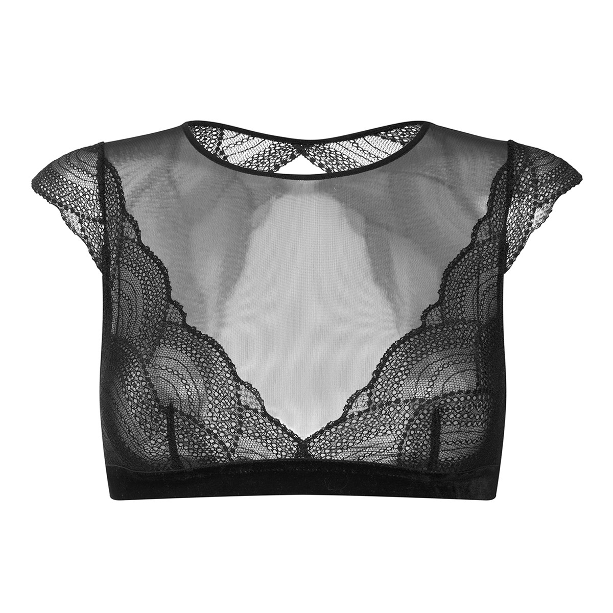

Топ женский Asya Muravieva Lingerie 54500 черный M, 54500