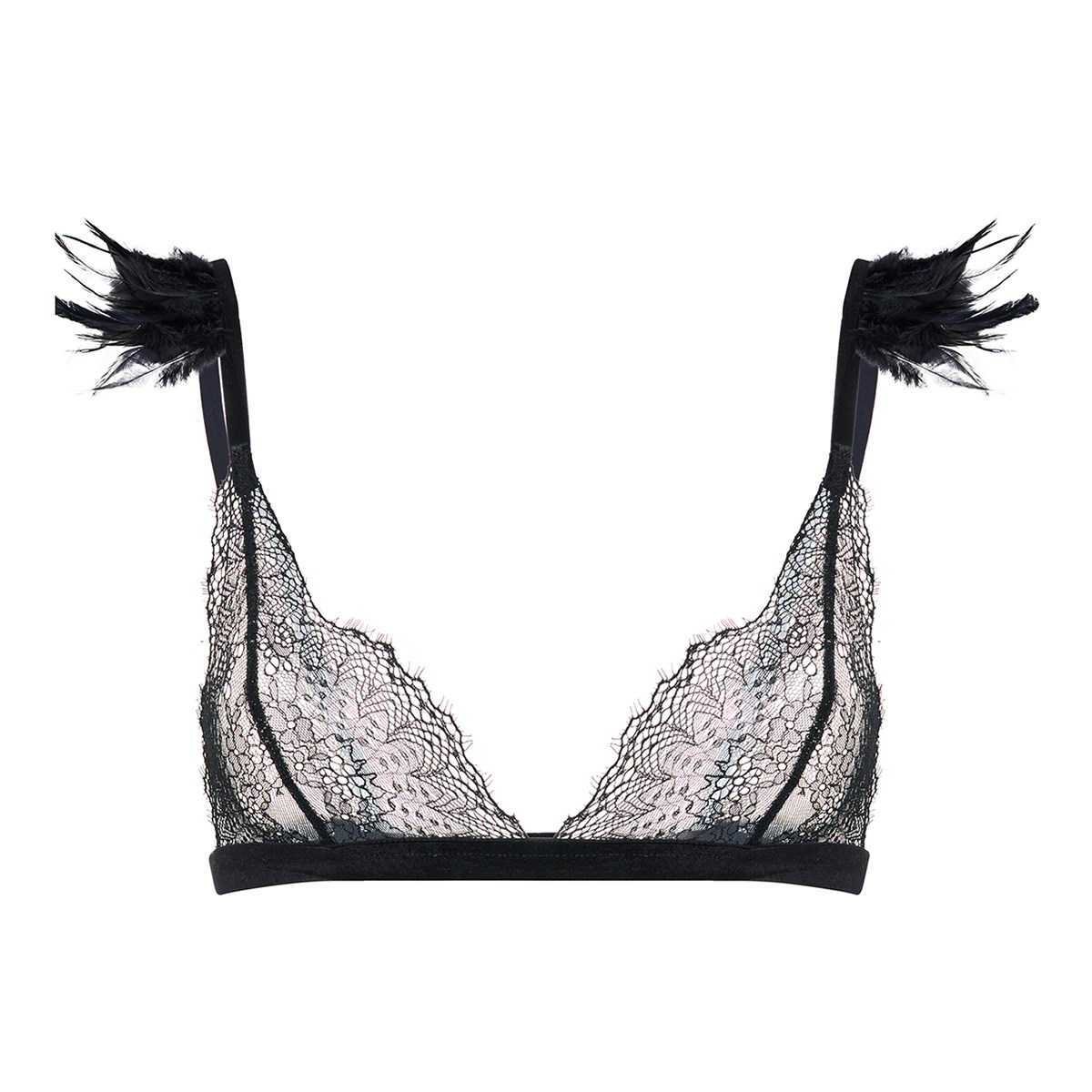 

Бюстгальтер женский Asya Muravieva Lingerie 54502 черный S, 54502