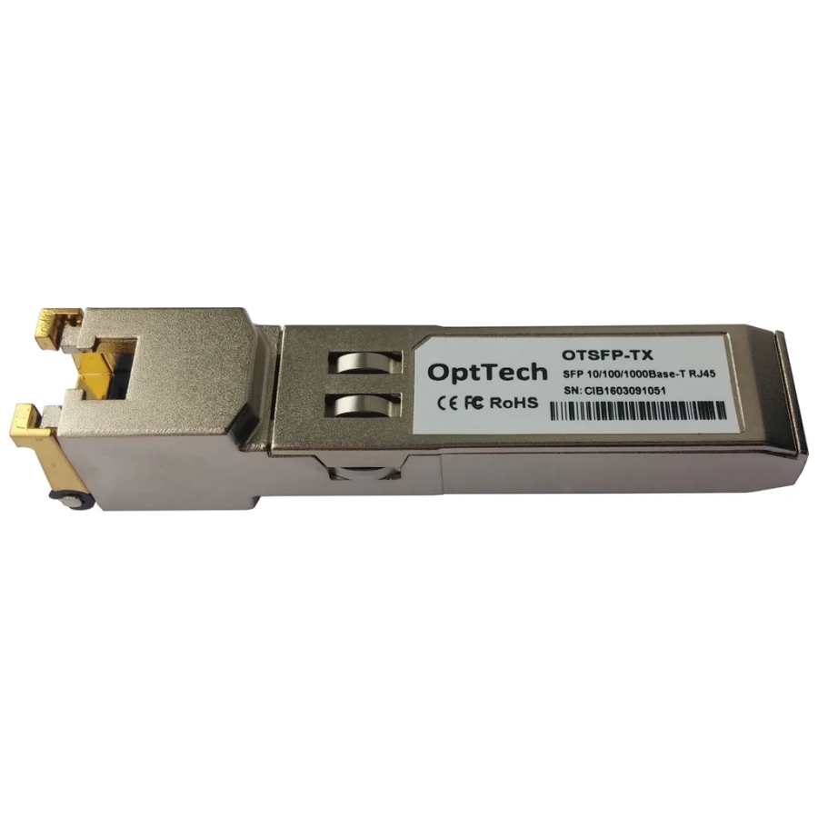 

Трансивер OptTech OTSFP-TX-G, Серебристый, OTSFP-TX-G