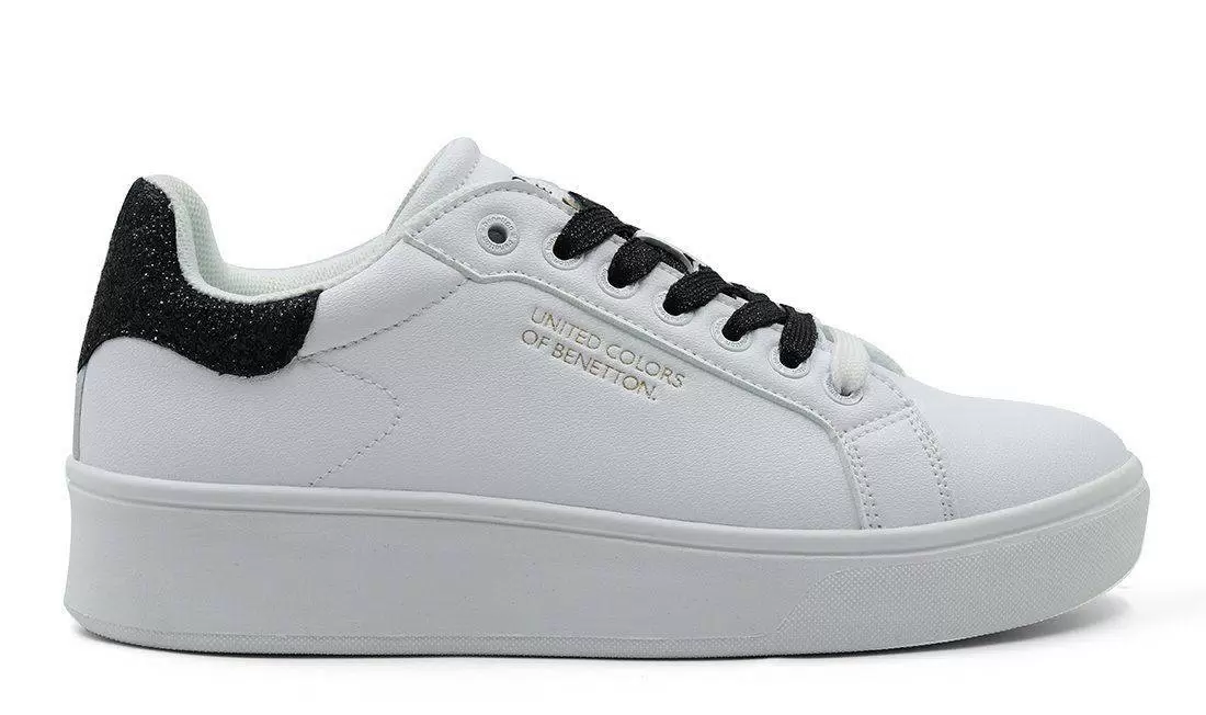 

Кеды женские United Colors of Benetton BTW314200 белые 36 EU, Белый, Triple