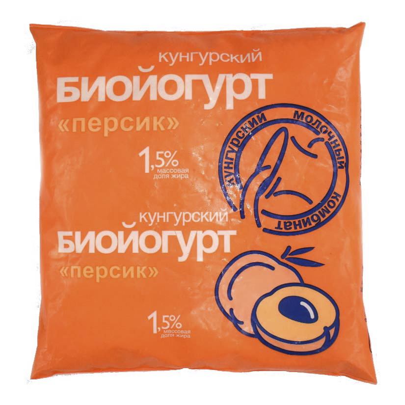 

Питьевой биойогурт Кунгурский Мясокомбинат персик 1,5% БЗМЖ 450 г