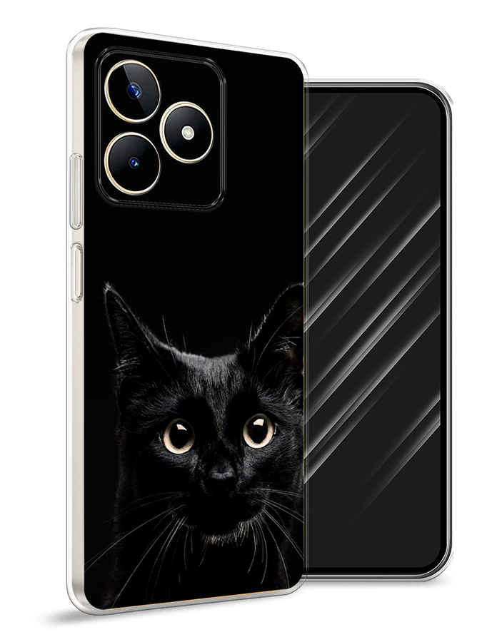 

Чехол Awog на Realme C53 "Добрый кот", Черный, 2514650-1