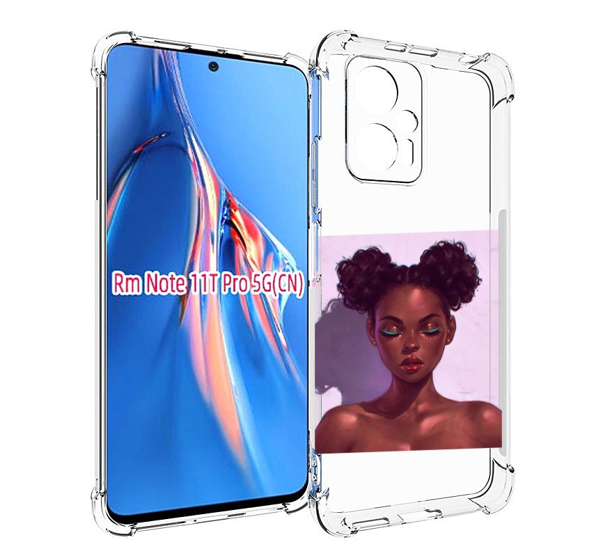 

Чехол MyPads зеленые-стрелки женский для Xiaomi Redmi Note 11T Pro / 11T Pro Plus / Poc..., Прозрачный, Tocco