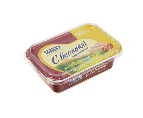 

Плавленый сыр Киприно с ветчиной 50% БЗМЖ 180 г