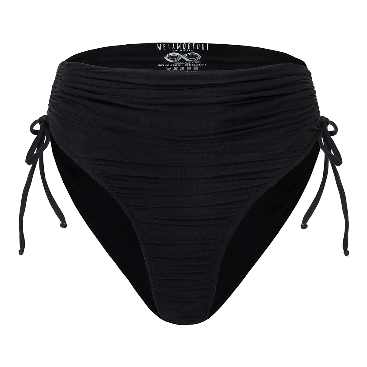 

Плавки женские Metamorfosi Swimwear 54522 черные L, Черный, 54522
