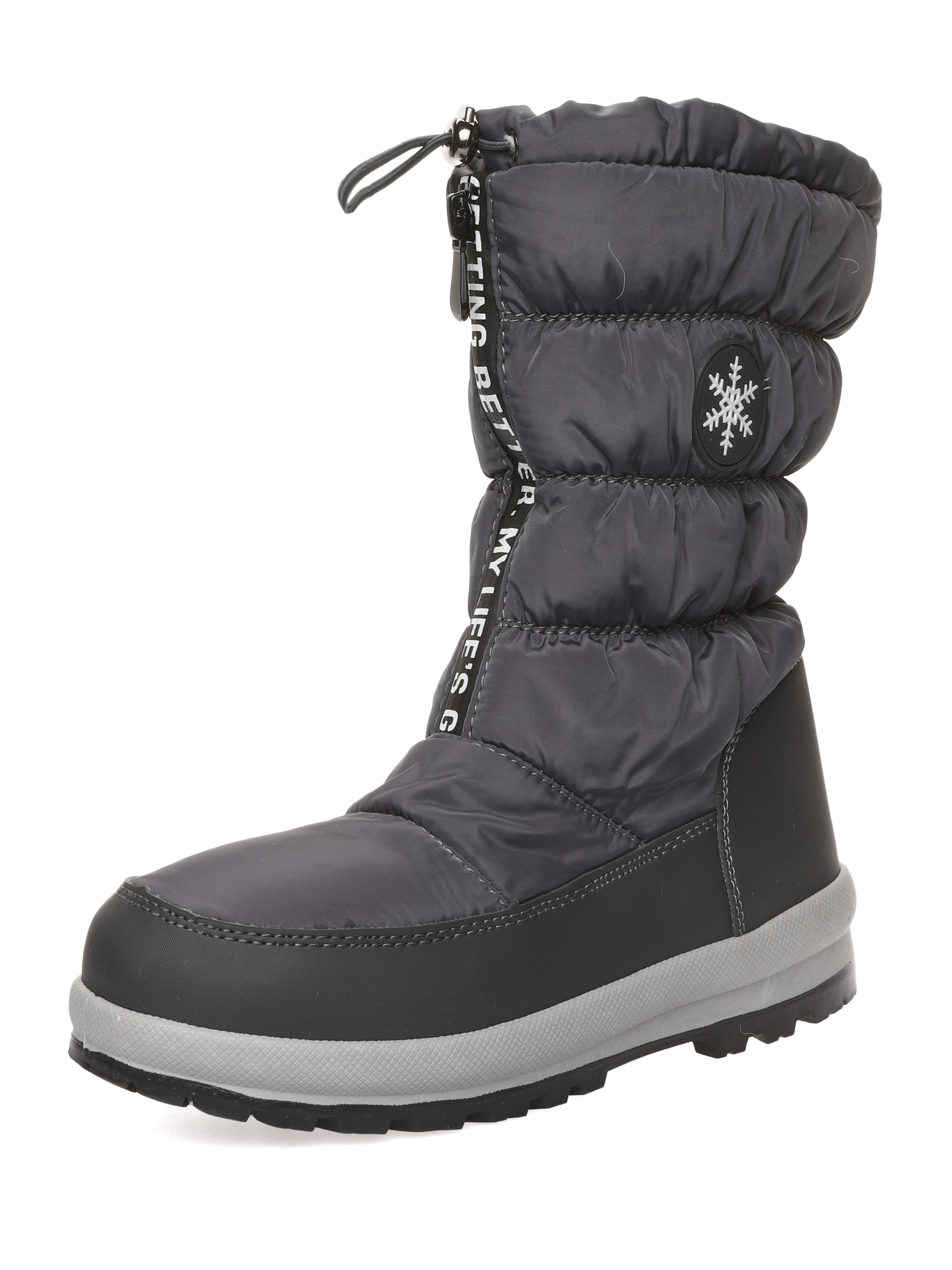 

Дутики женские Nobbaro 89NB-01-0 серые 38 RU, 89NB-01-0