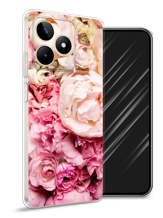 

Чехол Awog на Realme C53 "Пионы яркие", Розовый, 2514650-8