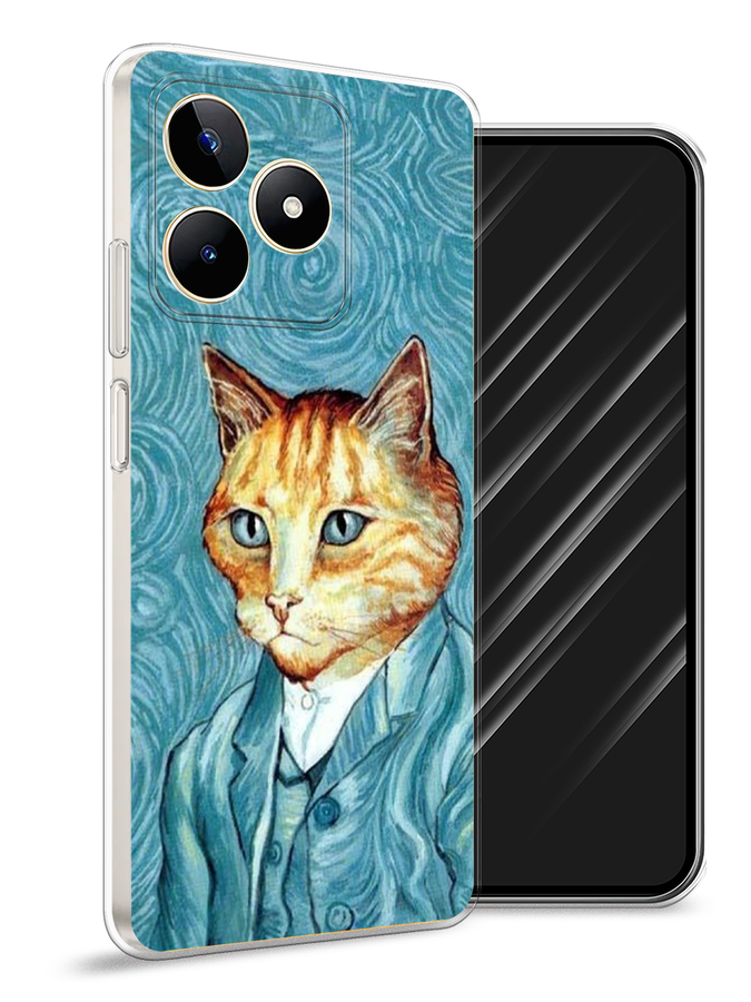 

Чехол Awog на Realme C53 "Кот Ван Гог", Голубой;коричневый, 2514650-2