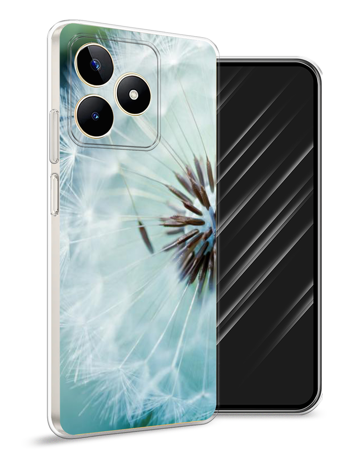 

Чехол Awog на Realme C53 "Пух одуванчика", Серебристый;серый, 2514650-4
