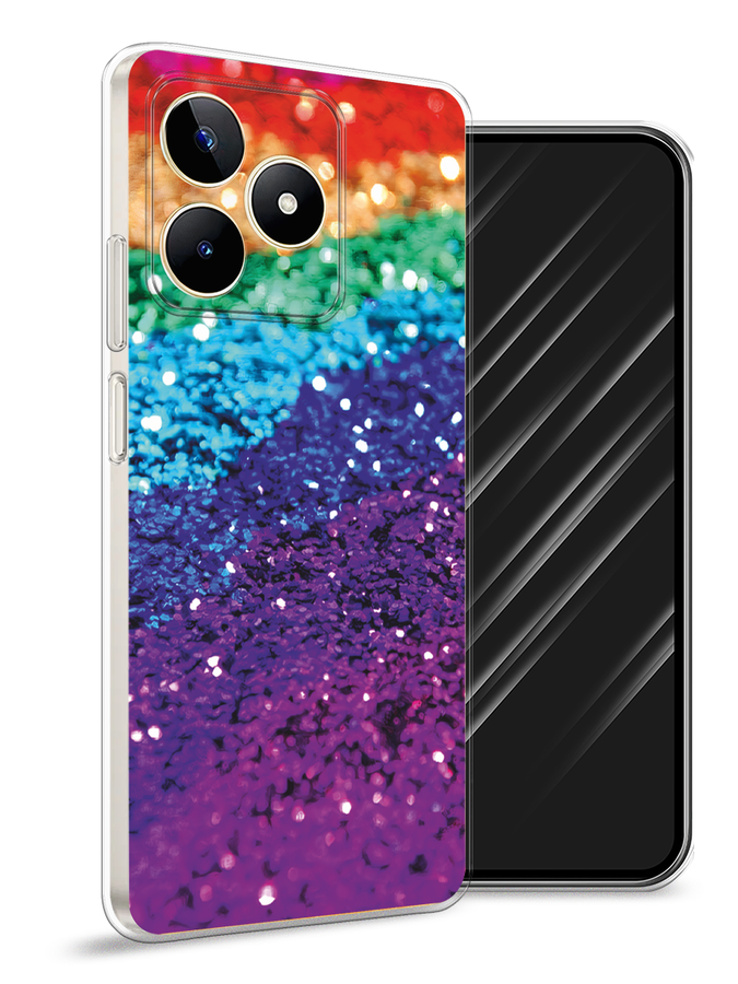 

Чехол Awog на Realme C53 "Блестящая радуга рисунок", Разноцветный, 2514650-3