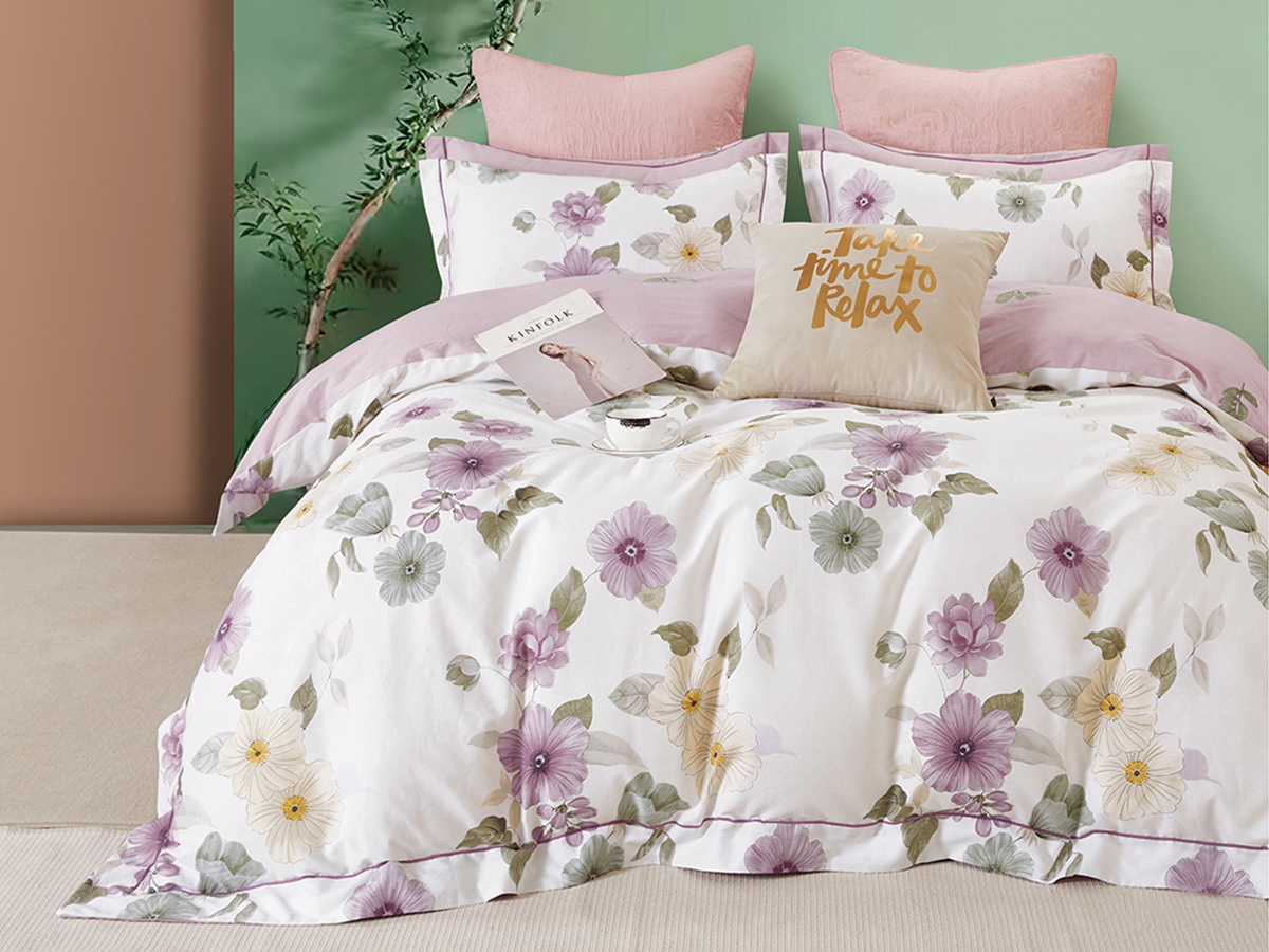 

Постельное белье Cleo Satin de Luxe 2 спальное наволочки 50х70, Satin de Luxe