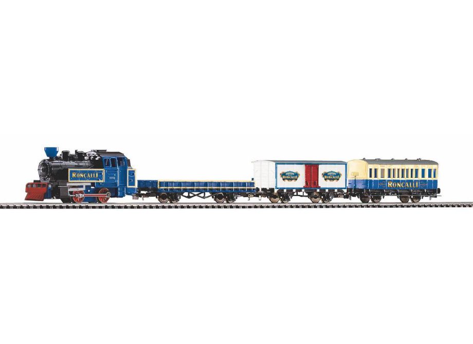 фото Стартовый набор piko "грузовой поезд roncalli r/c", рельсы на подложке