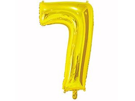 

1207-3674 Шар К ЦИФРА 7 26 Gold цена за 1 шт., Золотистый