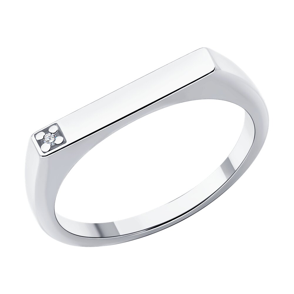 

Кольцо из серебра р. 18,5 Diamant 94-210-02126-1, бриллиант, 94-210-02126-1