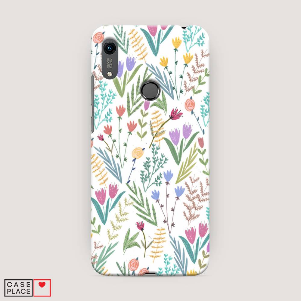 

Чехол Awog "Полевые цветы рисунок" для Huawei Y6s