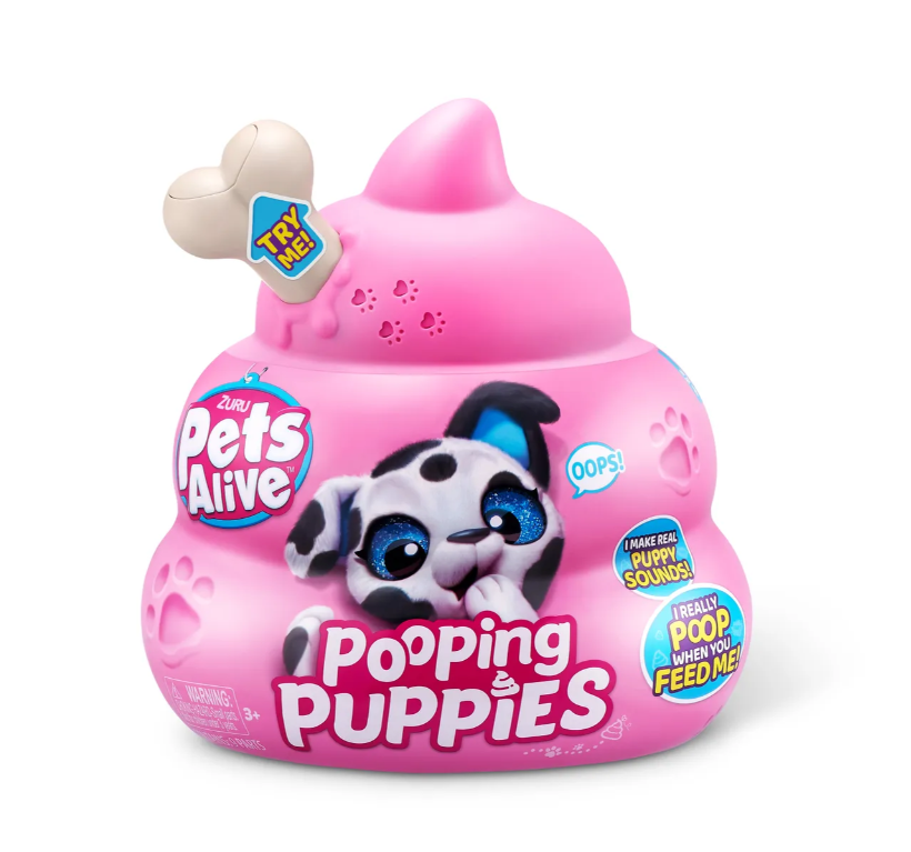 Игрушка-сюрприз Zuru Pets Alive Pooping Puppies Щенок 9542 4366₽