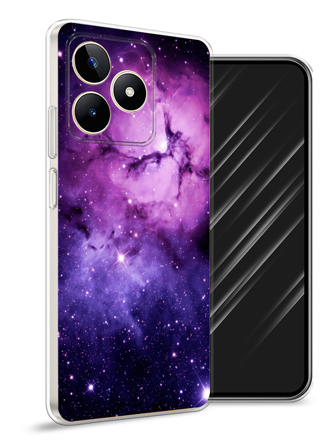 

Чехол Awog на Realme C53 "Космос 18", Фиолетовый;черный;белый, 2514650-4