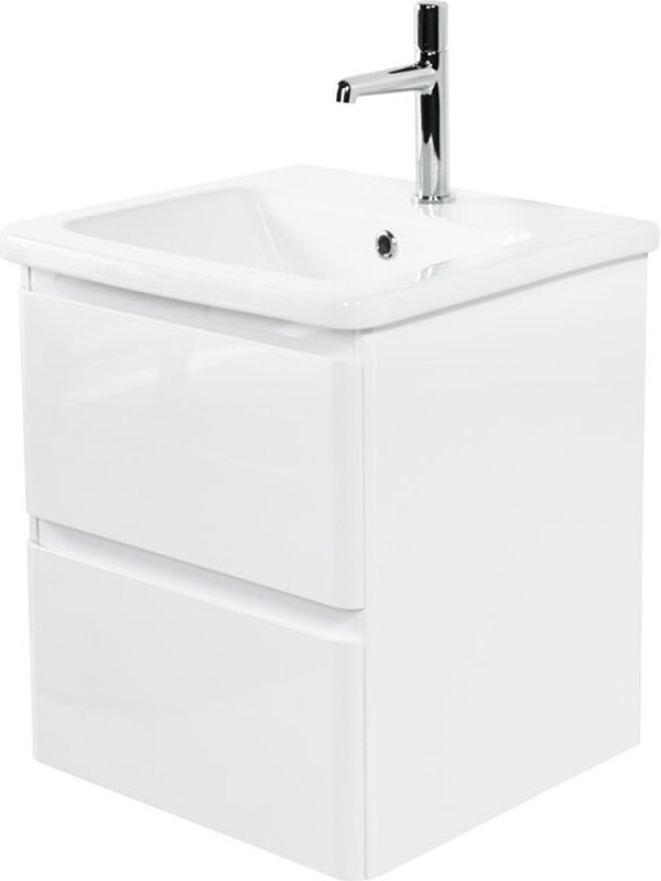 

Тумба с раковиной BelBagno Albano-CER 50 Bianco Lucido, Белый, Albano