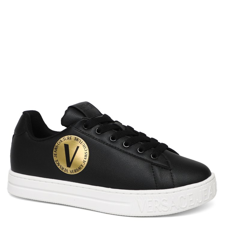 

Кеды женские Versace Jeans Couture 75VA3SK3 черные 41 EU, Черный, 75VA3SK3