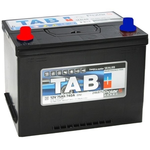 

Аккумулятор TAB Polar Asia 75 Ач 740А прямая полярность