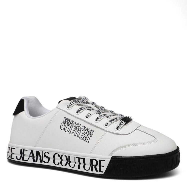 

Кеды мужские Versace Jeans Couture 76YA3SK6 белые 40 EU, Белый, 76YA3SK6
