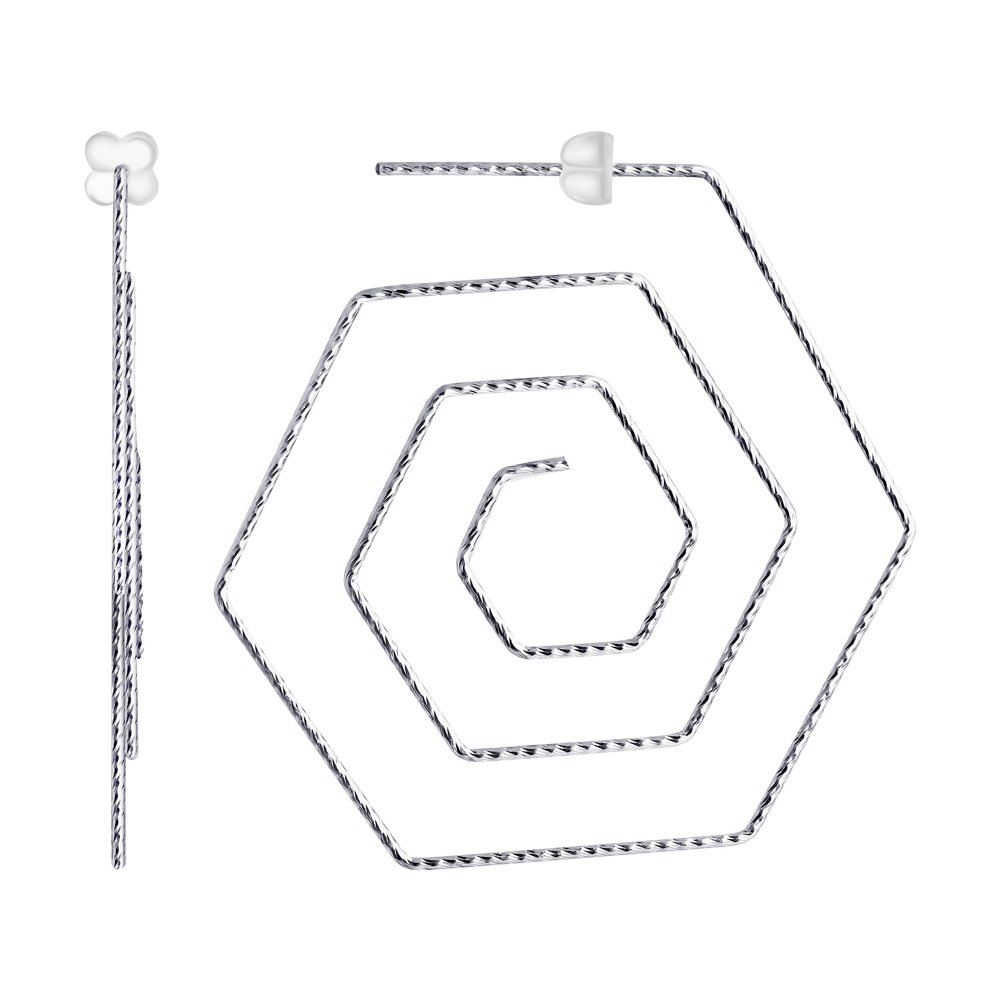 

Серьги конго из серебра SOKOLOV 94024275, 94024275