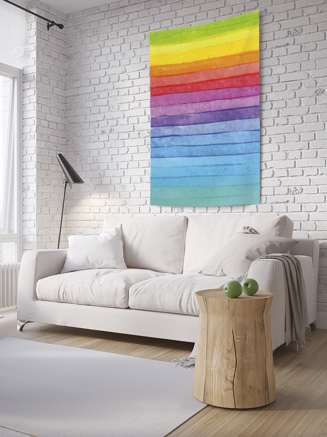 

Вертикальное фотопанно на стену JoyArty Красочные оттенки радуги 100x150 см, Красочные оттенки радуги